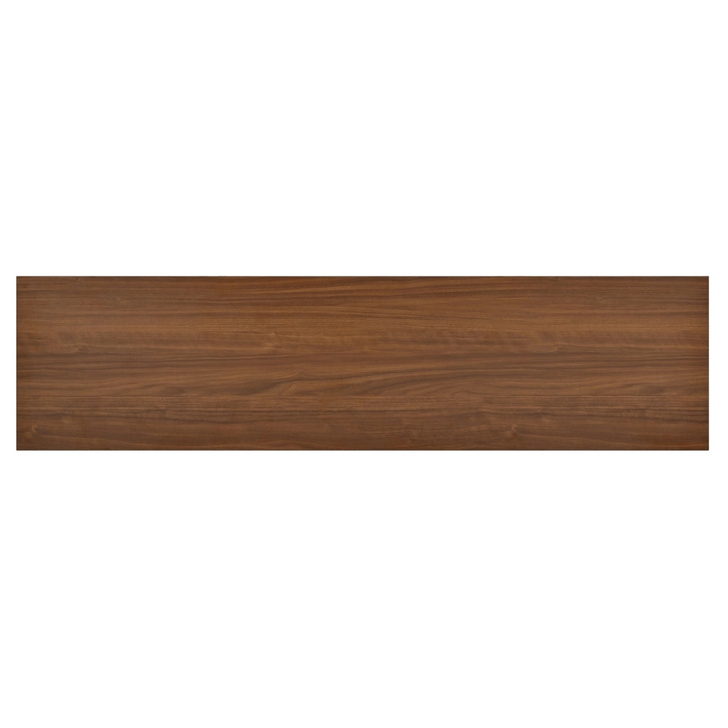 Credenza e madia con 4 ante 3 cassetti e 2 vani, in MDF, nero, per soggiorno e ingresso, 160 × 40 × 75 cm