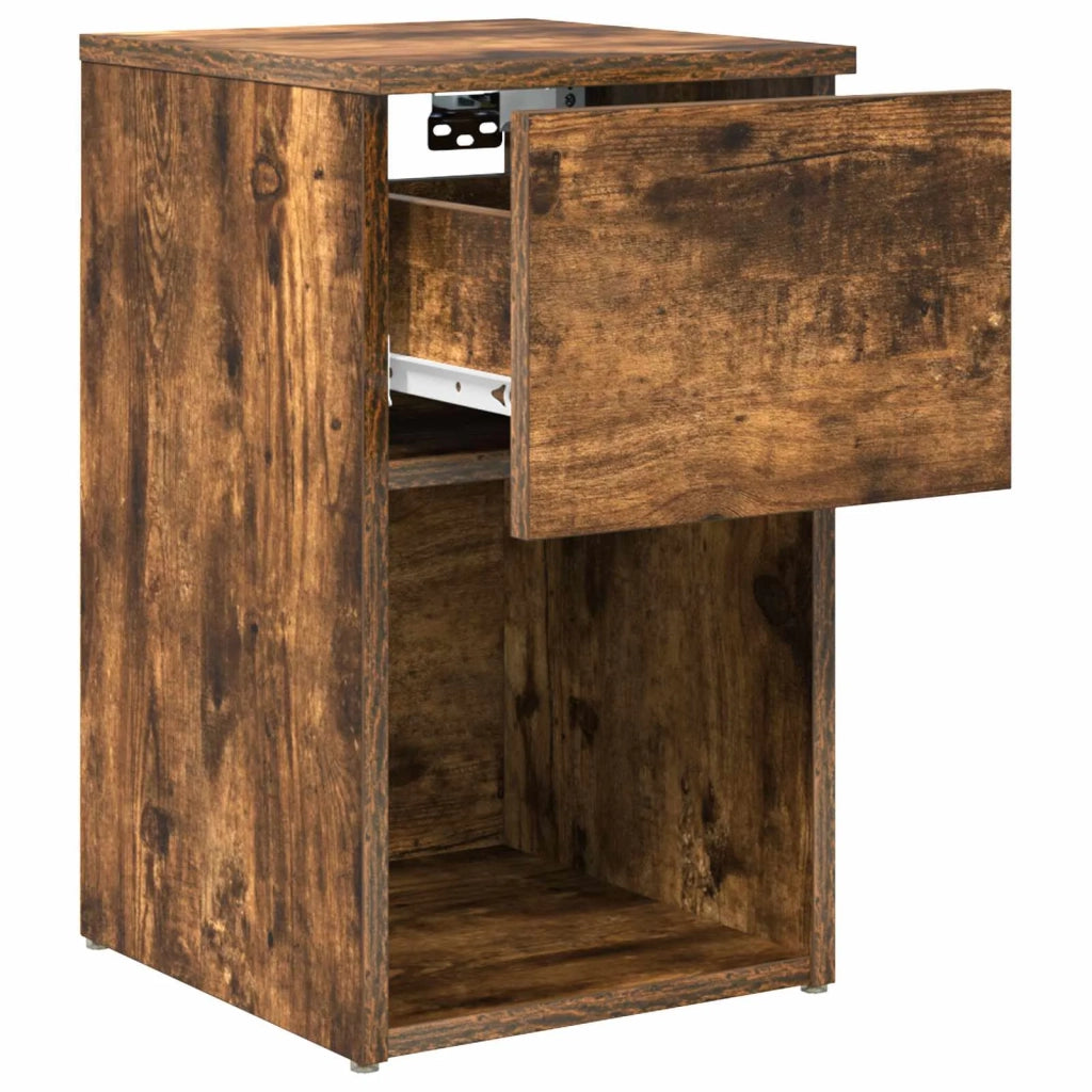 Armadietto per letto Rovere Fumo 29 x 31,5 x 49 cm CFW6161661