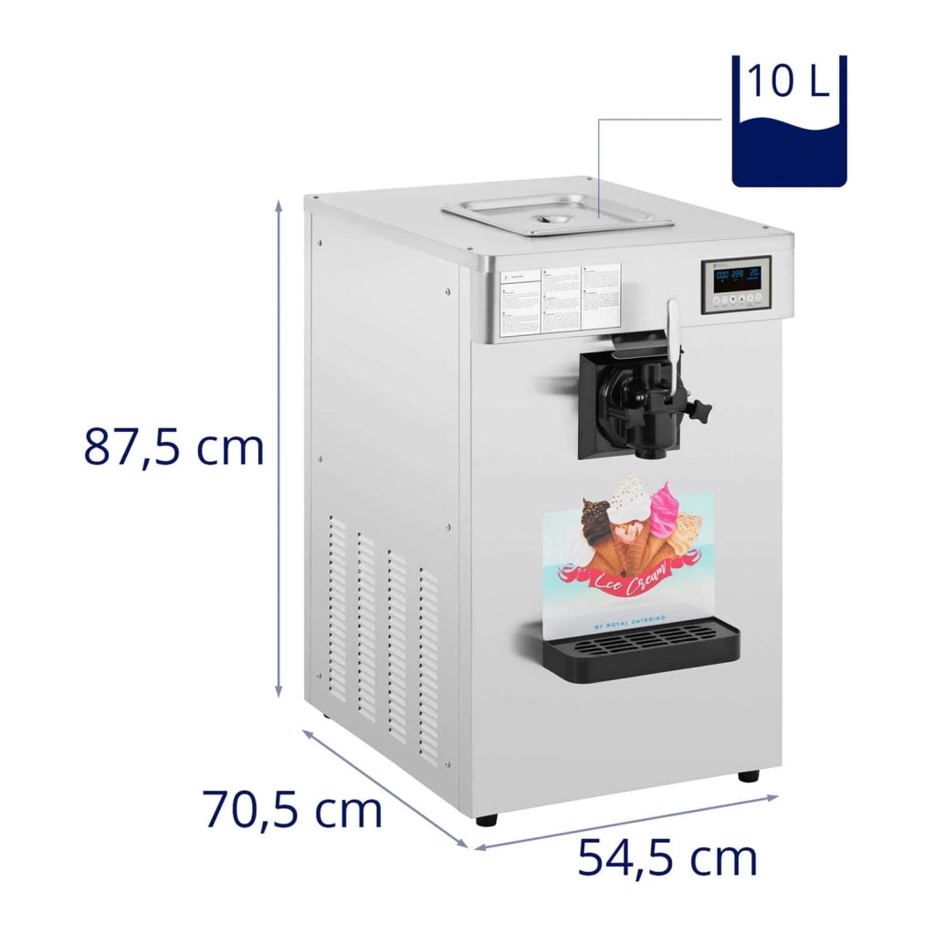 Macchina per gelato italiana 1150 watt 18 l/h 1 gusto macchina per gelato italiana professionale macchina per gelato italiana economica 14_0004900