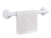 PORTA ASCIUGAMANO BAGNO IN ABS+TPR- - mm.421x73x59 - colore bianco - 3 pezzi AGLAIA