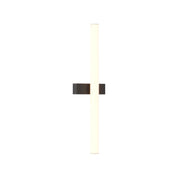 Applique lineare moderna nera 60cm LED 12W THORA Maxlight