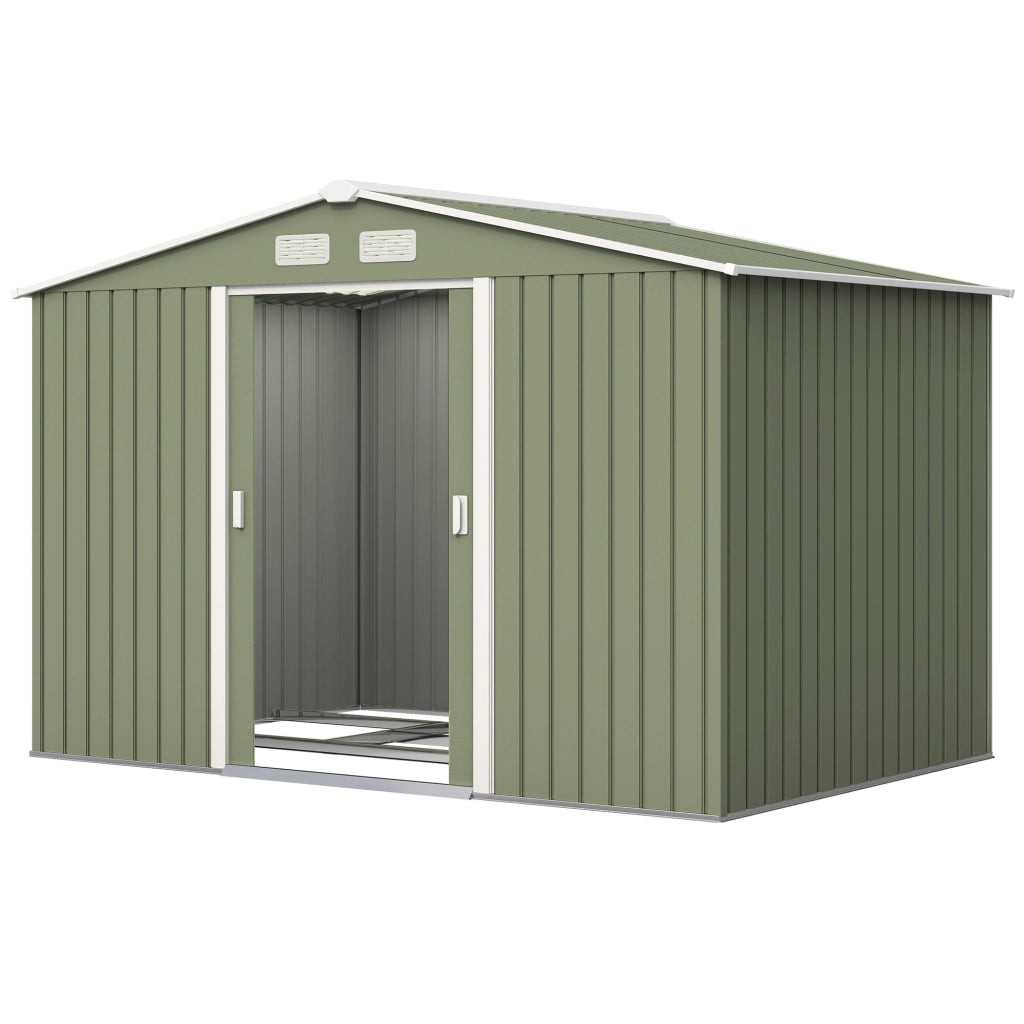 Casetta da Giardino ¨C zephmum ¨C Verde Chiaro Acciaio 277x195x192cm