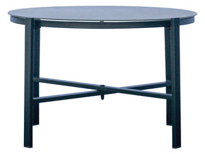 Set Salotto da Giardino Divano 2 Poltrone e Tavolino Tarquinia in Ferro e Textilene Antracite