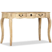 Tavolino Consolle in Legno Massello di Mango 120x50x80 cm 243987