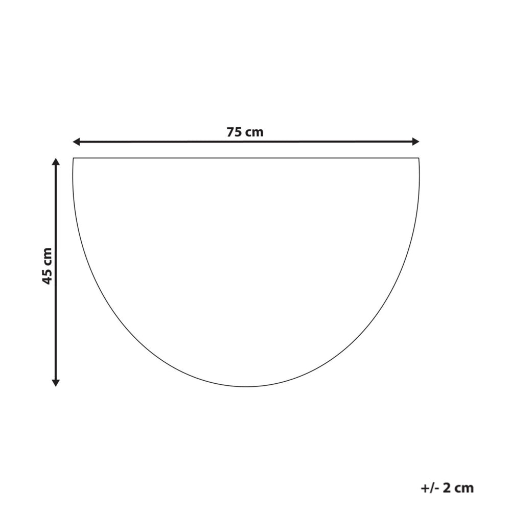 Zerbino di benvenuto in fibra di cocco antiscivolo 45 x 75 cm con supporto in PVC naturale