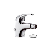 Rubinetto bidetcon aeratore direzionabile e scarico in plastica - serie 35