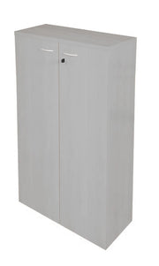 Libreria da ufficio con ante battenti in legno e serratura cm. 80x44x120h