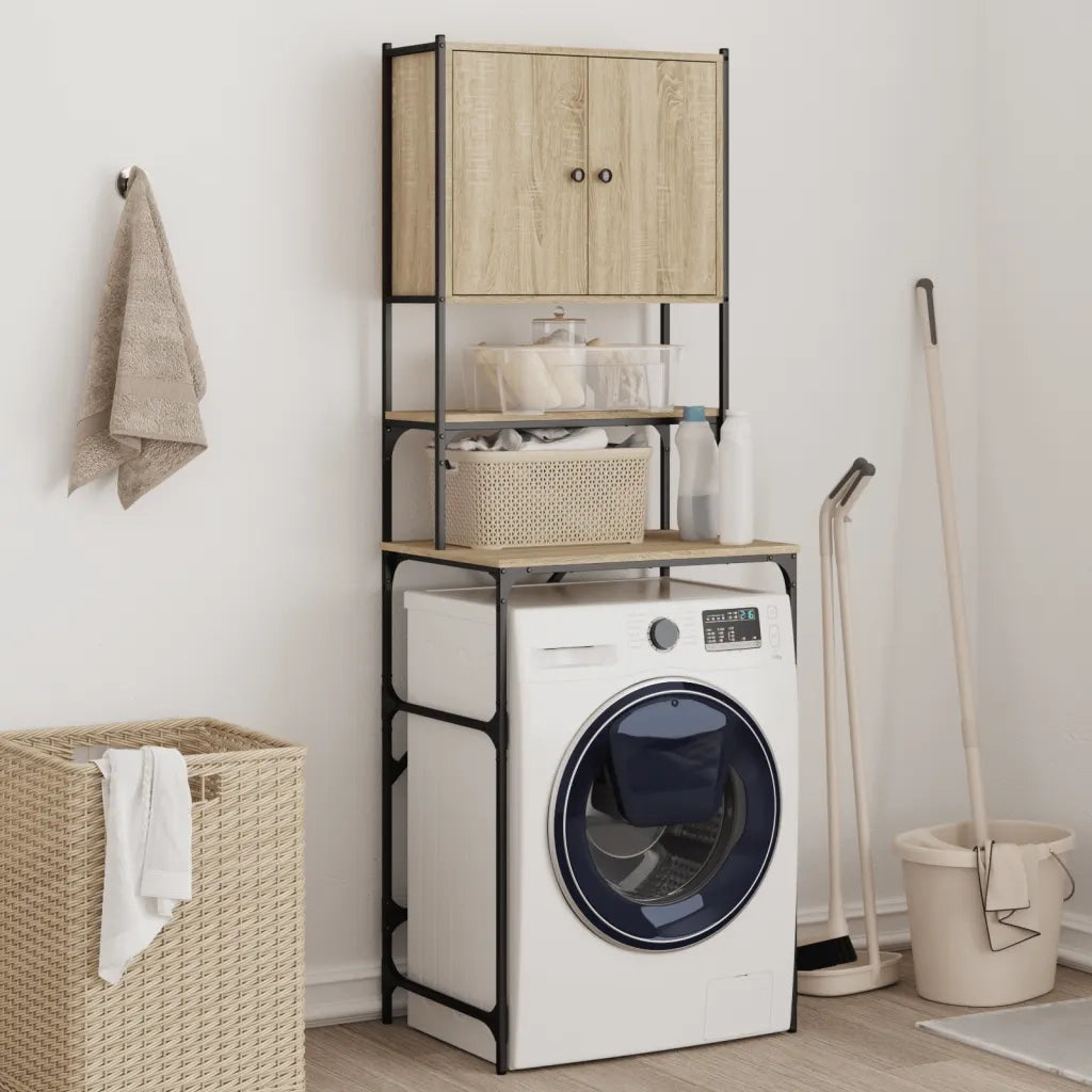Mobile per Lavatrice Rovere Sonoma 68x48,5x194 cm CFW3727379
