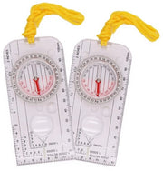 Navigatore Acquatico - 2 Pezzi - Impermeabile - Compattabile - Compasso di Orientamento - Acrilico/ABS - 130 x 65 x 17 mm