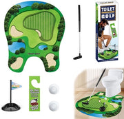 Immaginazione Solidchoice - Set di Minigolf Completo - Mazza da Golf Adattabile - Tappeto di Pratica - 2 Palle da Golf - Regalo Originale - Set di Minigolf