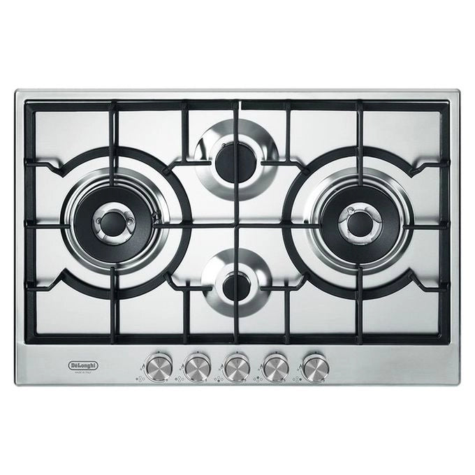 De’Longhi NSL 475 X piano cottura Acciaio inossidabile Da incasso 75 cm Gas 4 Fornello(i)