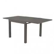 Tavolo Allungabile Hawaii 90/180x90x75 h cm in Alluminio Taupe