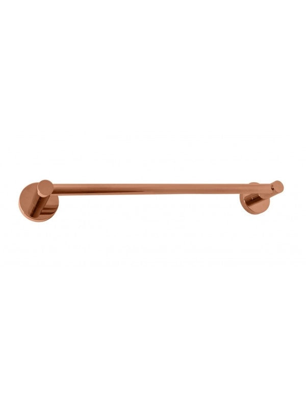 Portasciugamani a parete COLORADO in ottone oro rosa lucido 49,3 cm