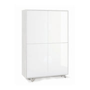 Mobile 4 Ante Kit Ossido Bianco cm 108x41x161h - Sarmog