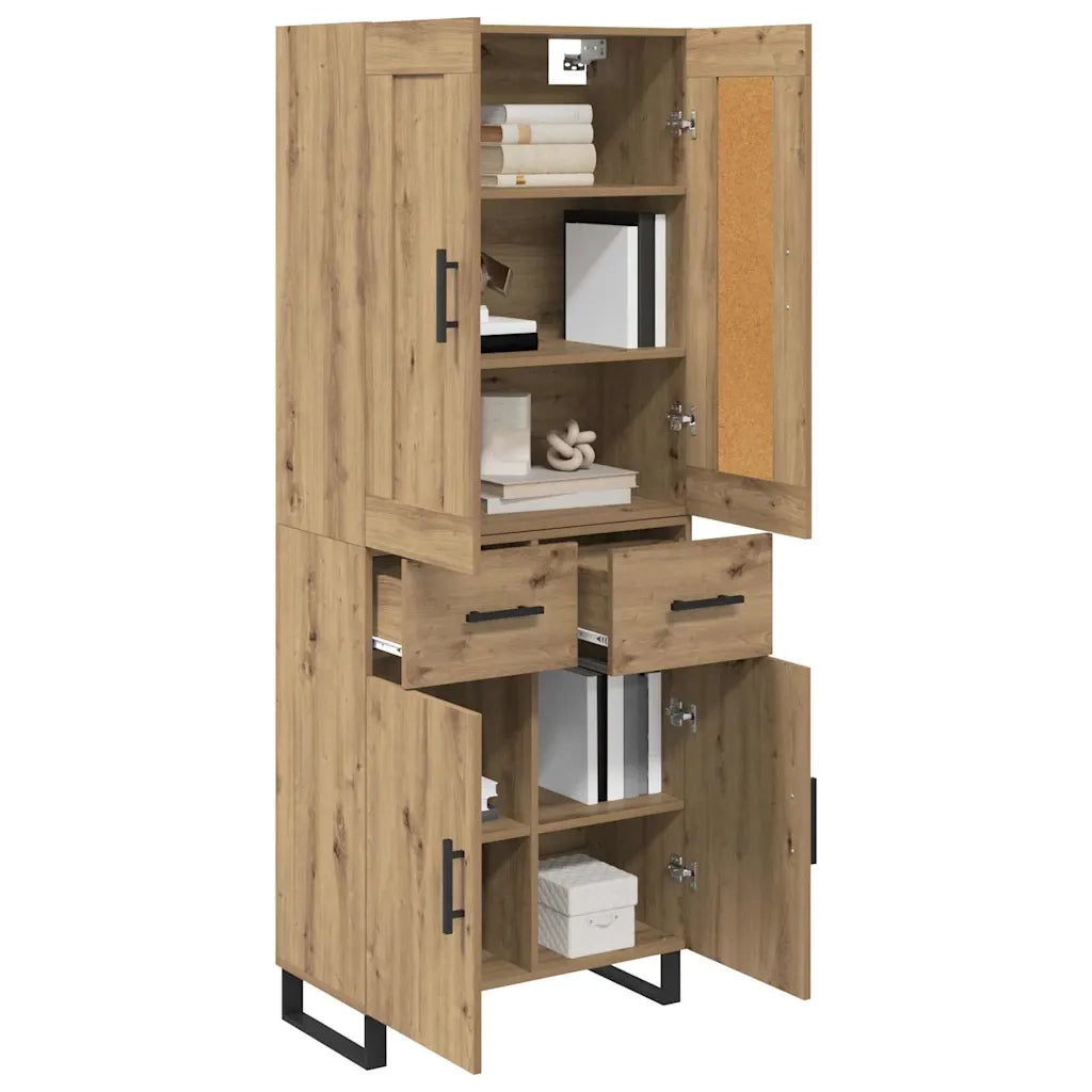 Credenza con cassetto Rovere artigianale 69,5 x 34 x 180 cm 3415884