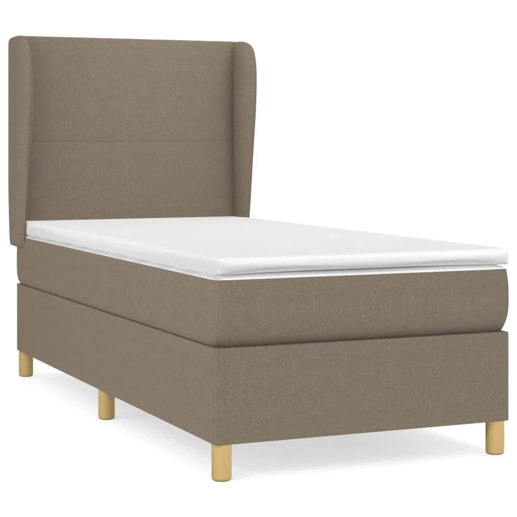 Giroletto a Molle con Materasso Tortora 80x200 cm inTessuto 3128321