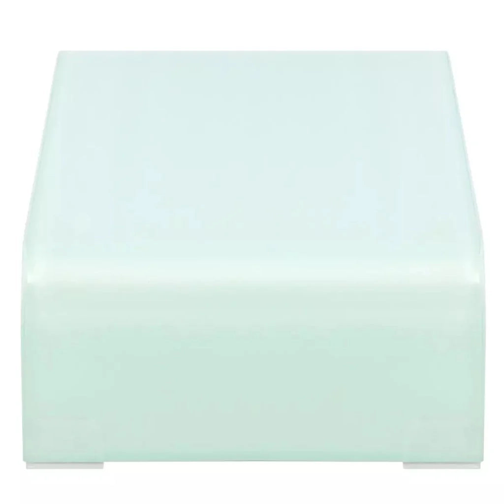 Pratico mobile porta TV/buffet di design per monitor da 60 cm vetro bianco 2502253