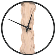 Orologio a Parete Marrone ?35 cm in Ferro e Legno di Quercia CFW4079632