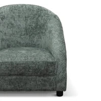 PAZZO DESIGN Poltrona in tessuto, Verde