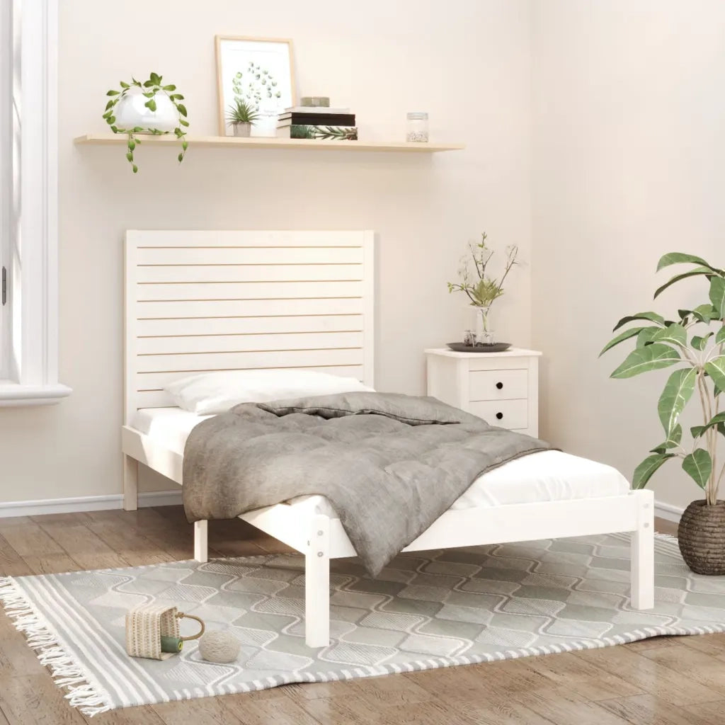 Giroletto Bianco in Legno Massello 90x200 cm cod mxl 65271