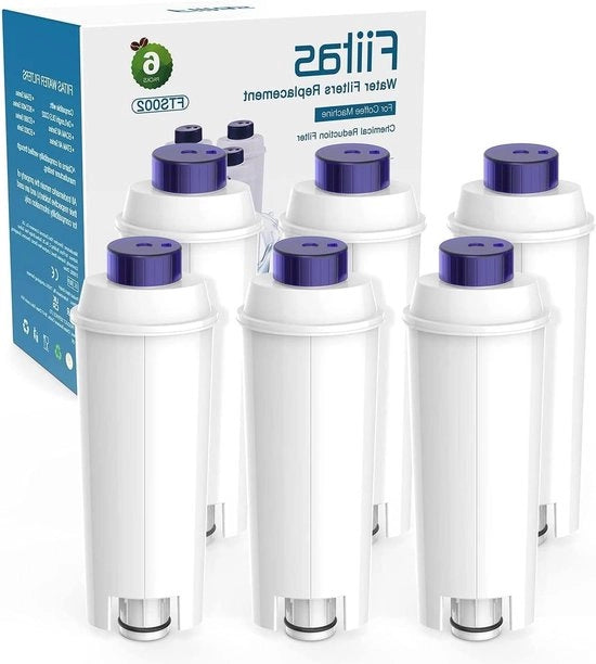 Filtro per Acqua per Macchina per Caffè Dinamica Magnifica ECAM - Filtro per Macchina per Caffè ESAM ETAM Serie - 6 pezzi