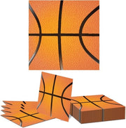 20 Set di Fazzoletti di Carta con Disegno di Basket per Feste Sportive e Partite di Basket - 13 x 13 Pollici Decorazioni e Feste
