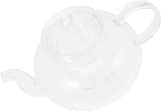 Teapot in Vetro con Gruppo di Regolazione per Tè in Polvere – 600 ml – Ideale per la Casa e i Regali
