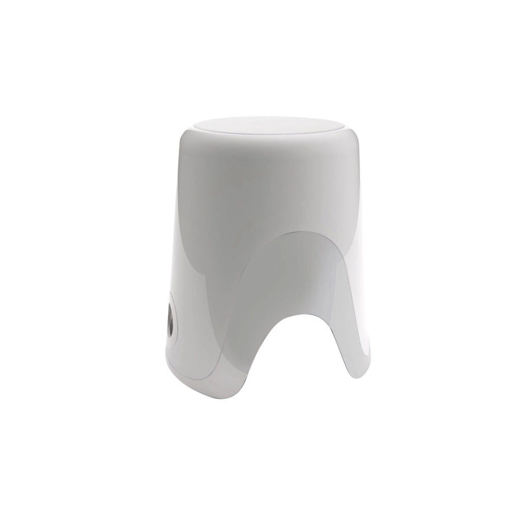 Sgabello contenitore Wendy bianco