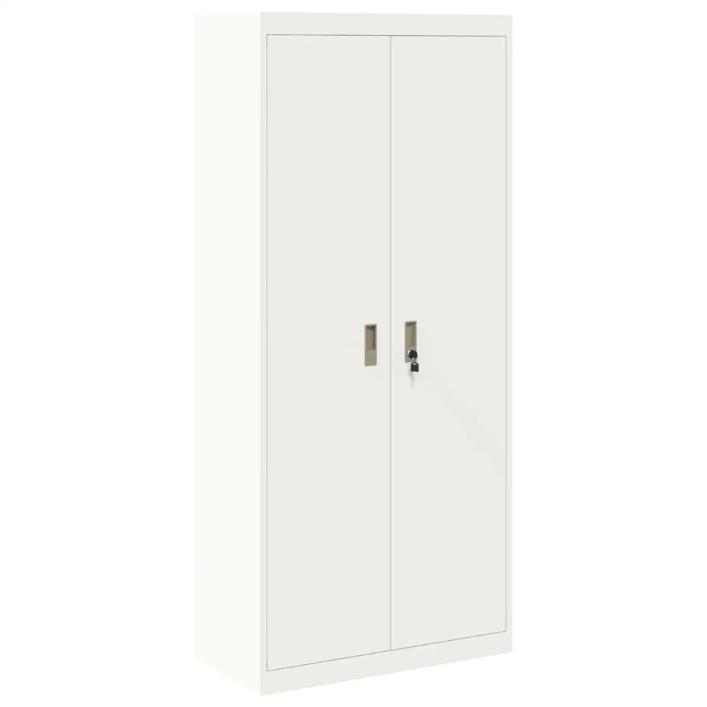 Armadio Bianco 80 x 40 x 180 cm Acciaio