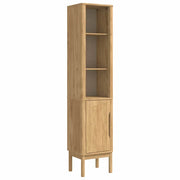 Mobiletto Bagno | Armadio da bagno alto FLORO Marrone cerato 35 x 30 x 160 cm