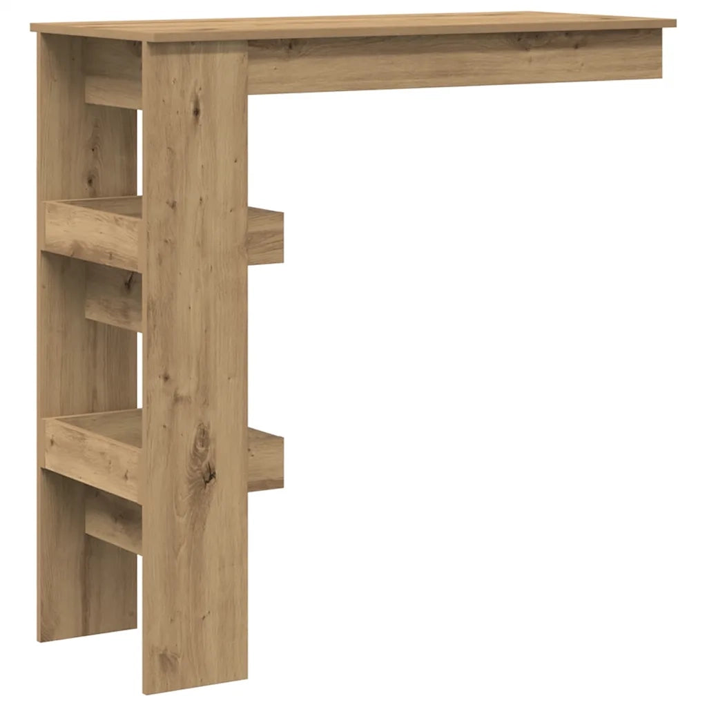 vidaXL Bancone da Muro Rovere Artigianale Legno Multistrato