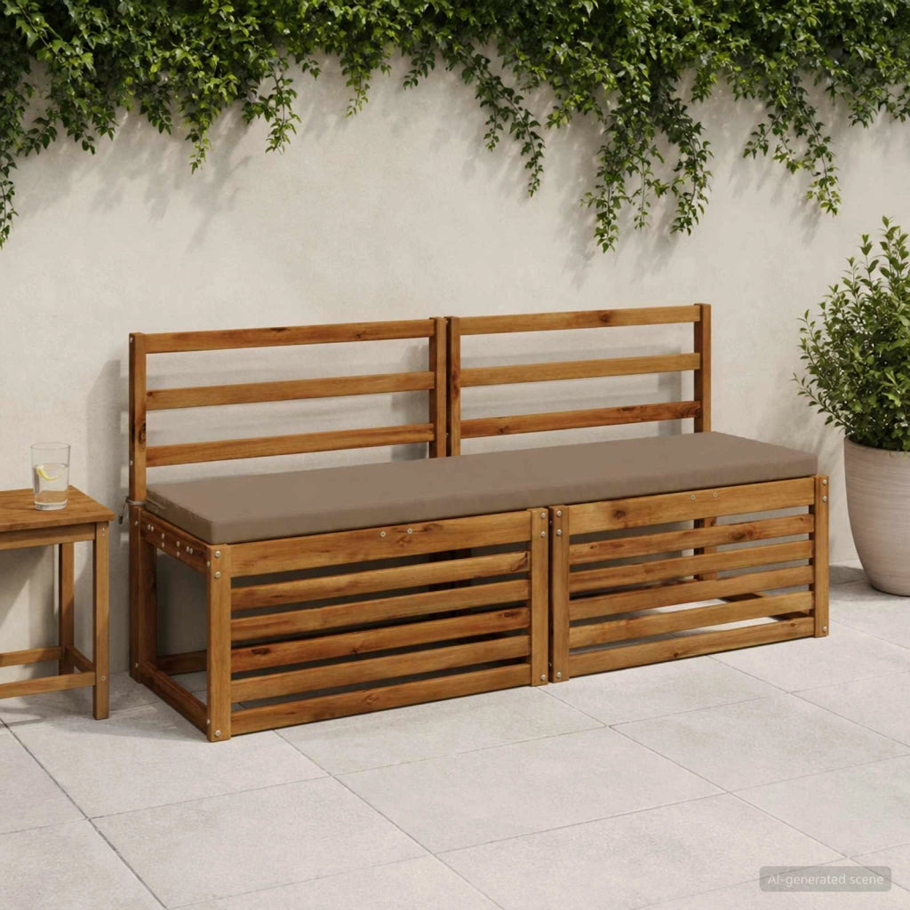 Cuscini per Panchina a 2 Pezzi SOEST 2 pz 100% Poliestere 949027
