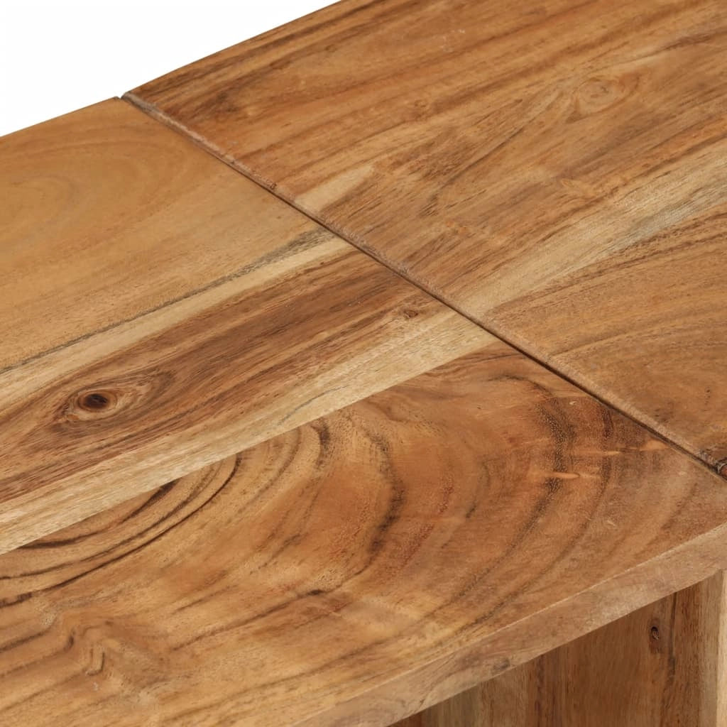 Mobile TV multimediale scaffale TV credenza mobile TV sala da pranzo soggiorno camera da letto 160 x 30 x 45 cm legno massello di acacia marrone 02_0026055