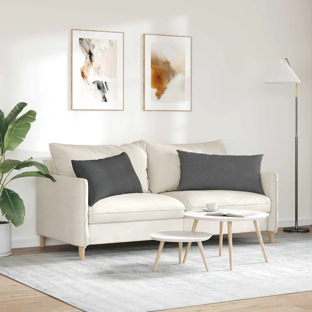 Cuscini da Divano 2 pcs Grigio scuro 80 x 40 cm