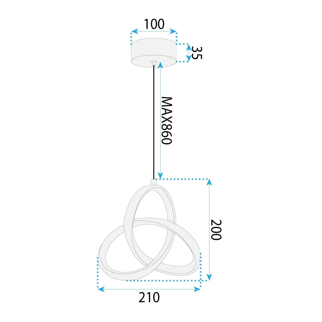 Lampada Led App1783-cp White