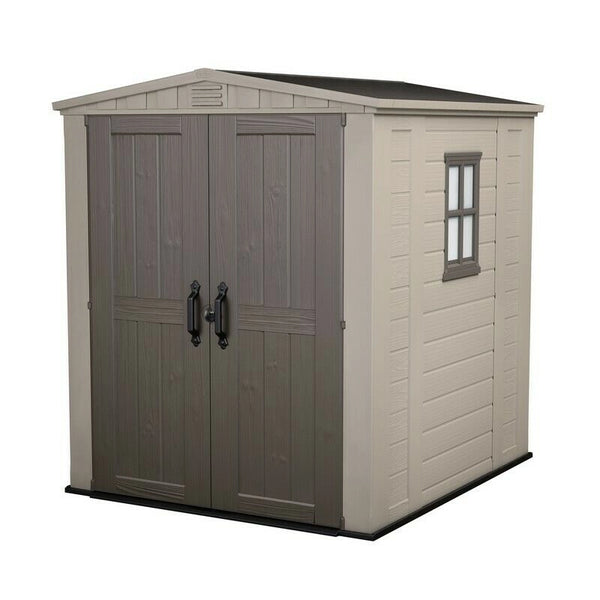 Keter Casetta da Giardino in Resina Factor 6 x 6 Box Capanno da Esterno