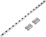 Guida Lineare Professionale - Rail MGN9B - 300 mm - 2 pezzi - Alta Qualità - Adatto per Macchina CNC
