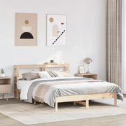 Letto senza Materasso 140x190 cm in Legno Massello di Pino 3306159