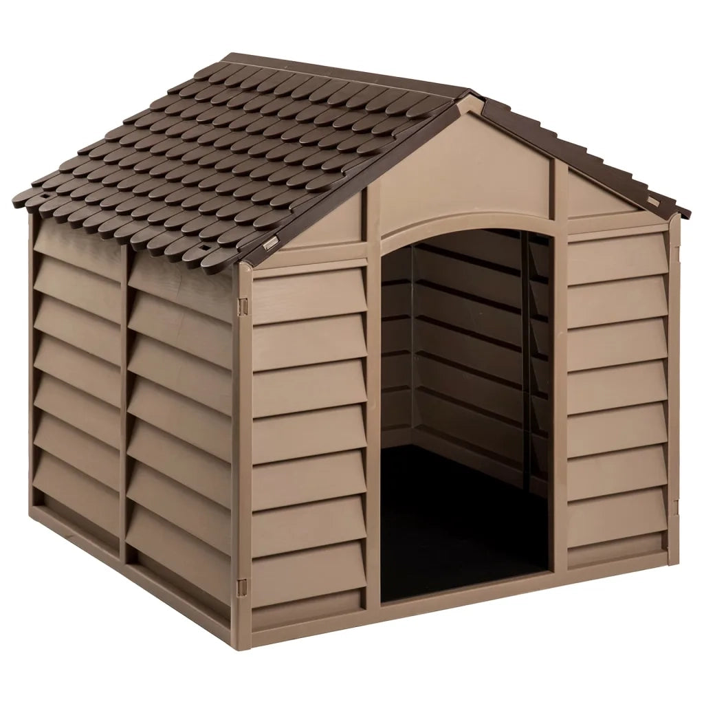 Casetta per Cani Marrone 86x84x82 cm in Polipropilene CFW6482161