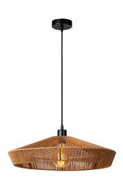 Lampada a sospensione boho carta Ø50 Yunkai E27 Lucide