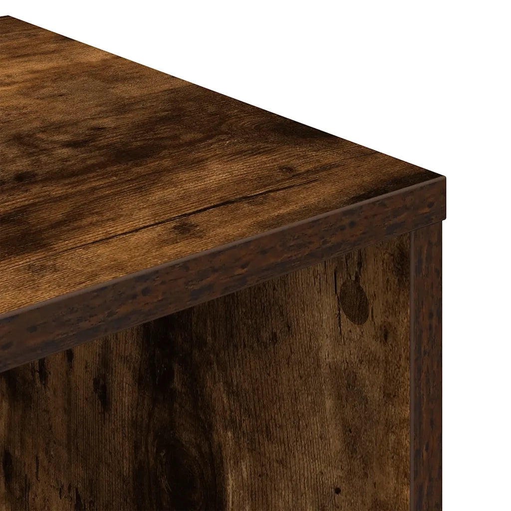 Libreria Rovere Fumo 34x31x112 cm in Legno Multistrato