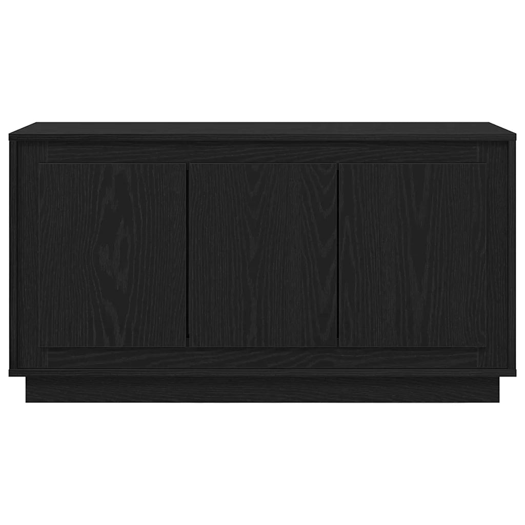 Credenza-Buffet-Armadio da cucina Rovere Nero 102 x 35 x 55 cm Legno multistrato