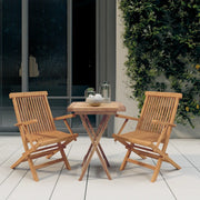 Set da Pranzo per Giardino 3 pz in Legno Massello di Teak 3087189