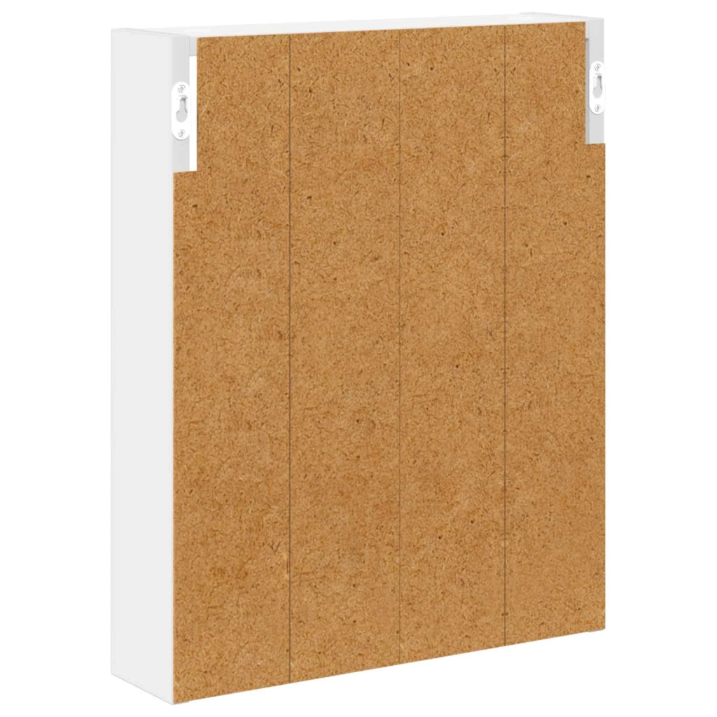 Armadio da bagno a muro con lo scaffale Bianco 40 x 10 x 50 cm 889343