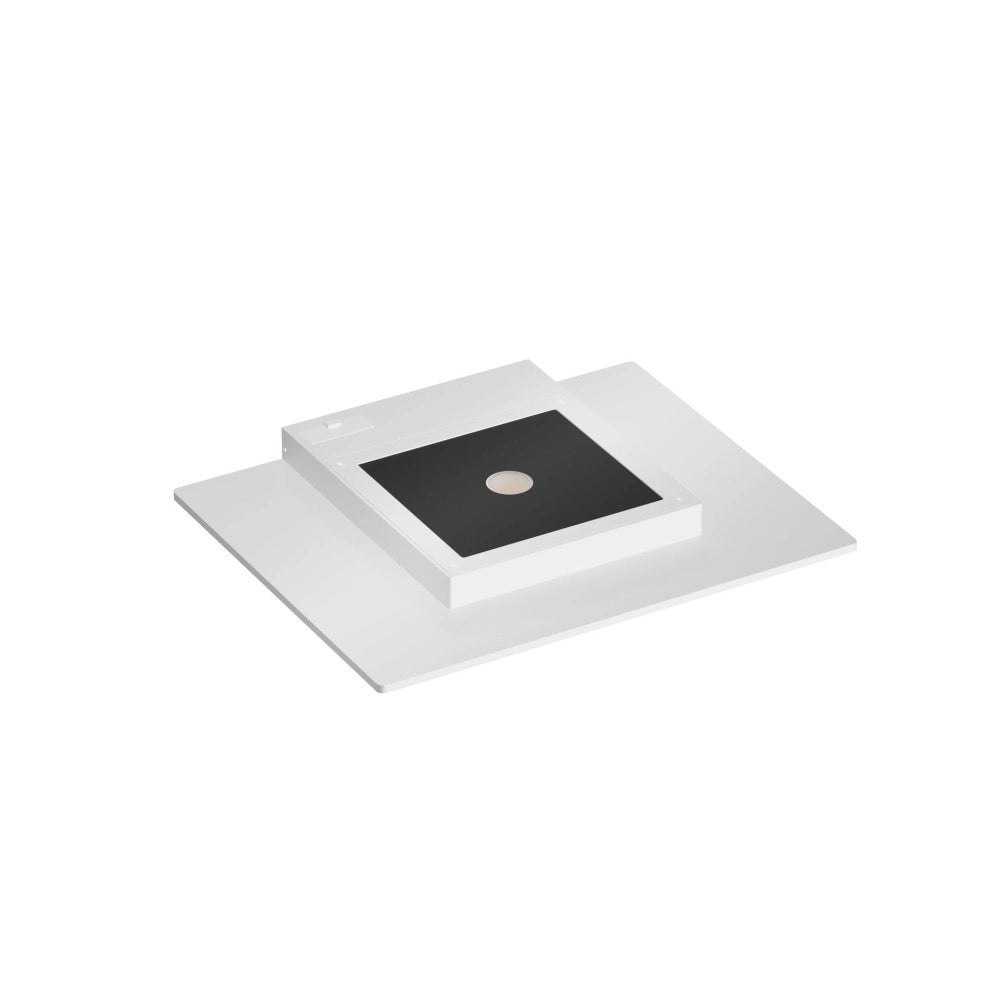 Pla Bianca - Applique a led da muro 35W CCT Switch 2700K/3200K/4000K in alluminio, Luce murale verso l'alto - Beneito & Faure