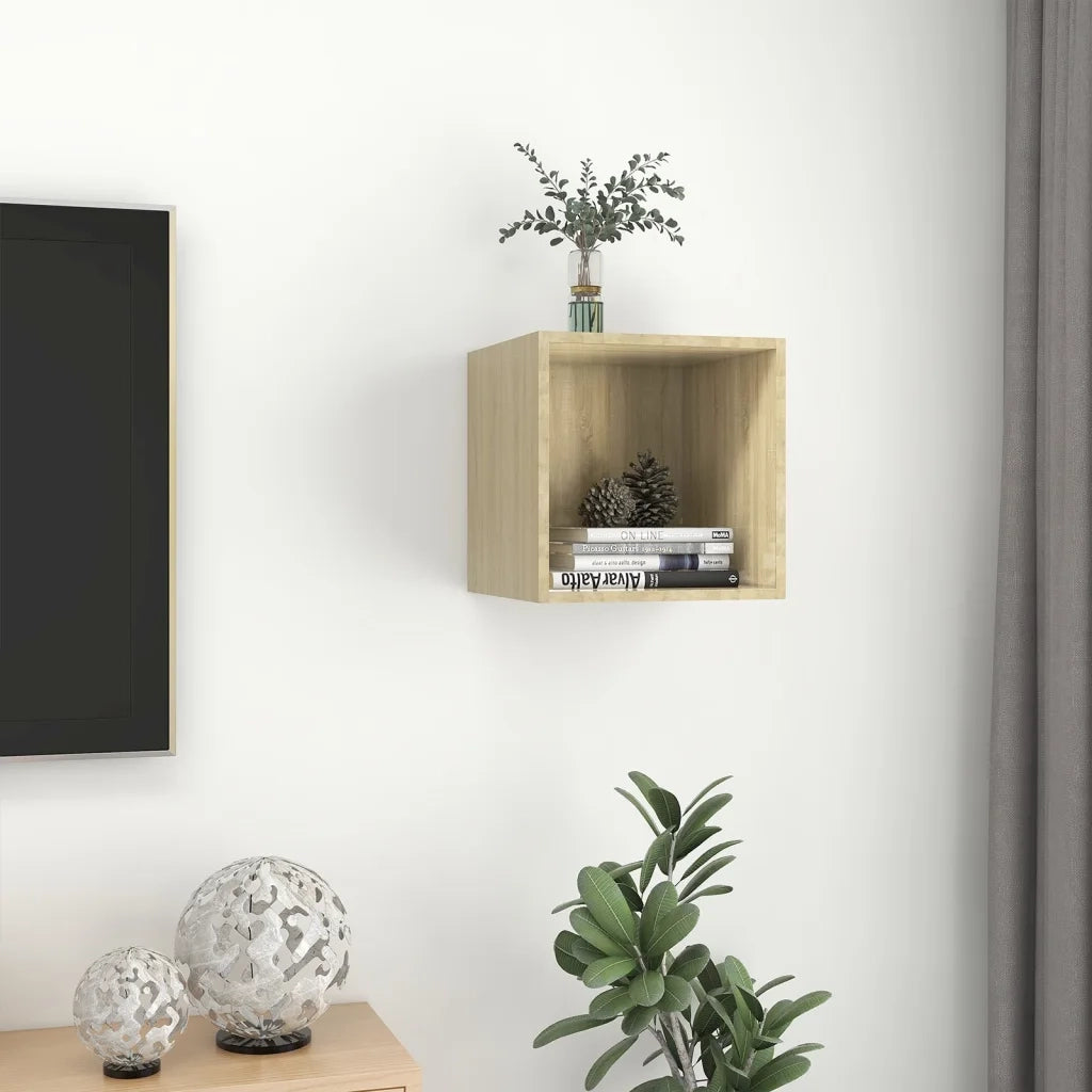 Armadietto a Muro Rovere Sonoma 37x37x37 cm in Truciolato cod mxl 32961