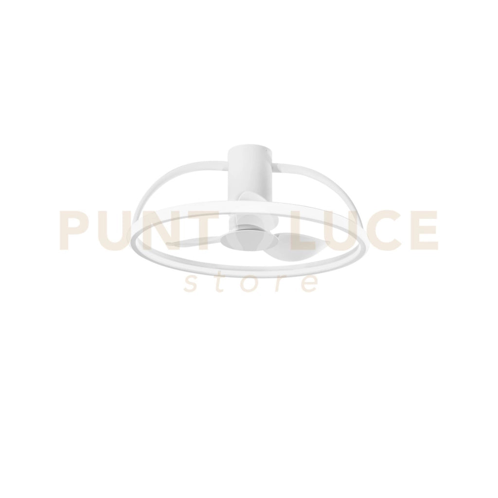 PLAFONIERA LED VENTILATORE HADLEY BIANCO 40W 5250LM CCT 3000-4000-6500K 60X27CM DIMMERABILE