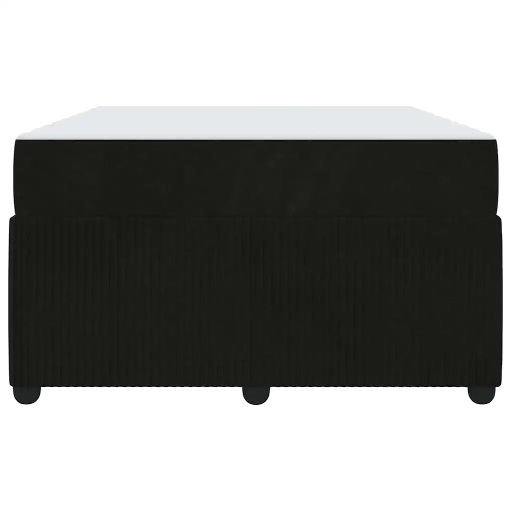 Struttura del letto con materasso Nero 120 x 190 cm Tessuto 3398375