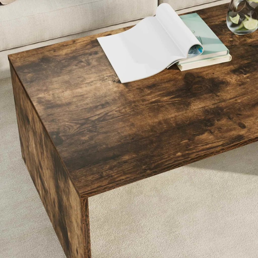 Tavolino da salotto Rovere fumé 95 x 50 x 34 cm 8000168
