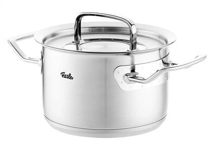 Fissler 084-128-16-000-0 Original-Profi Collection Pentola in Acciaio Inox 2.1 L Adatta a Tutti i Piani Cottura incluso Coperchio Metallico colore Argento